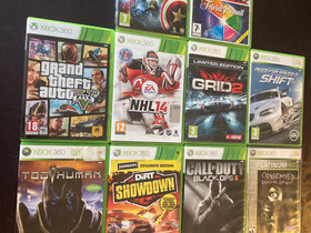 Xbox 360 pelej, Pelikonsolit ja pelaaminen, Viihde-elektroniikka, Pyhnt, Tori.fi