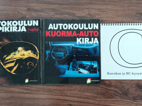 Autokoulun oppikirjoja, Oppikirjat, Kirjat ja lehdet, Kajaani, Tori.fi