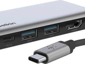 Belkin USB-C 4-in-1 adapteri, Muu tietotekniikka, Tietokoneet ja lislaitteet, Oulu, Tori.fi