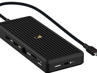 Unisynk 12 Port 8K 100 W USB-C hubi (musta)