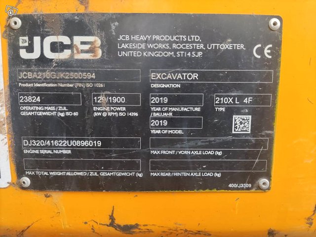 Jcb 210x lc 12