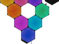 Nanoleaf Shapes Ultra Black Hexagon aloituspakkaus (9 paneelia)