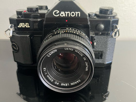 Canon A-1 + FD 50mm 1:1.8, Kamerat, Kamerat ja valokuvaus, Helsinki, Tori.fi
