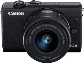 Canon EOS M200 BK M15 jrjestelmkamera + 15 - 45 mm objektiivi, Kamerat, Kamerat ja valokuvaus, Espoo, Tori.fi