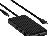 Unisynk 9 Port 4K 100W USB-C telakointiasema (musta)