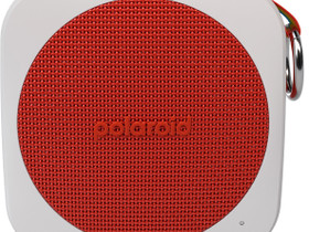 Polaroid Music P1 kannettava langaton kaiutin (punainen/valkoinen), Audio ja musiikkilaitteet, Viihde-elektroniikka, Jyvskyl, Tori.fi