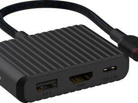 Unisynk 3 Port USB-C hubi (musta), Oheislaitteet, Tietokoneet ja lislaitteet, Pori, Tori.fi