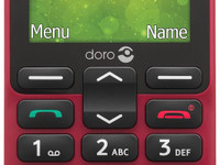 Doro 1385 matkapuhelin (punainen) - Vain 2G