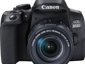 Canon EOS 850D DSLR kamera + 15-55 mm IS STM objektiivi, Kamerat, Kamerat ja valokuvaus, Lahti, Tori.fi