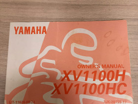 YAMAHA XV 1100 Owners manual 1995, Harrastekirjat, Kirjat ja lehdet, Teuva, Tori.fi