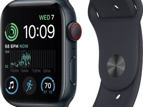 Apple Watch SE 2nd Gen 44 mm LTE (keskiyns. alu./keskiyns. Sport), Muu viihde-elektroniikka, Viihde-elektroniikka, Salo, Tori.fi