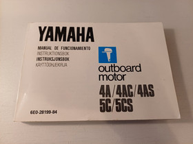 Yamaha outboard Motor 4a/4ac/4as 5c/5cs manuaali, Harrastekirjat, Kirjat ja lehdet, Kouvola, Tori.fi
