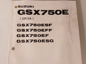 Suzuki parts catalogue Gsx750e 1985, Harrastekirjat, Kirjat ja lehdet, Kouvola, Tori.fi