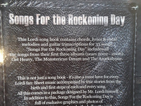 Nuottikirja: Lordi: Songs for the rockoning day, Muu musiikki ja soittimet, Musiikki ja soittimet, Hyvink, Tori.fi
