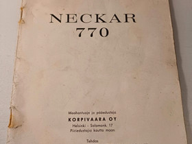 Neckar 770 kyttohje, Harrastekirjat, Kirjat ja lehdet, Kouvola, Tori.fi