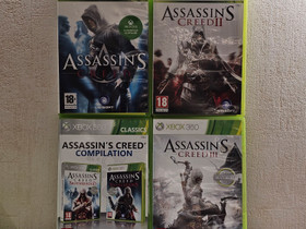 Assassin's Creed pelipaketti, Pelikonsolit ja pelaaminen, Viihde-elektroniikka, Taivalkoski, Tori.fi