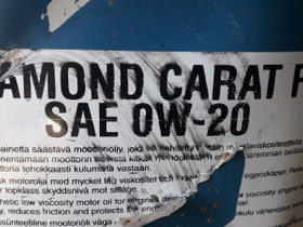 Teboil Diamond Carat FE 0W-20 avaamaton 208ltr tynnyri, Lisvarusteet ja autotarvikkeet, Auton varaosat ja tarvikkeet, Riihimki, Tori.fi
