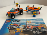 Lego 7737 rannikkovartiosto auto ja jetti