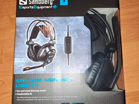 Sandberg Savage Gaming Headset, Oheislaitteet, Tietokoneet ja lislaitteet, Kokkola, Tori.fi