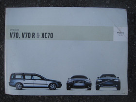 Volvo V70 XC70 V70R kytt-ohjekirja Suomen-kielinen, Lisvarusteet ja autotarvikkeet, Auton varaosat ja tarvikkeet, Hmeenlinna, Tori.fi