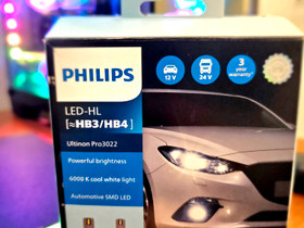 Philips Ultinon Pro 3022 LED HB3/HB4 polttimot, Autovaraosat, Auton varaosat ja tarvikkeet, Seinjoki, Tori.fi