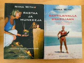 2 x Niina With matkakirja, yht 8, Muut kirjat ja lehdet, Kirjat ja lehdet, Tuusula, Tori.fi