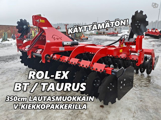 Rol-Ex BT/Taurus 350cm lautasmuokkain - VIDEO 1