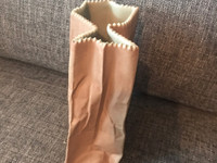 Rosenthal paperipussimaljakko 20 cm ruskea