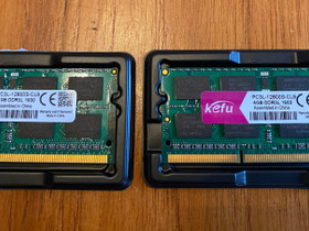 2 kpl Kefu 4gb DDR3L 1600 muistikampaa, Komponentit, Tietokoneet ja lislaitteet, Turku, Tori.fi