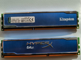 Kingston DDR3 2x4Gb, Komponentit, Tietokoneet ja lislaitteet, Oulu, Tori.fi