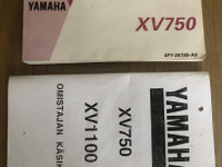 Yamaha XV750 ksikirja manuaali