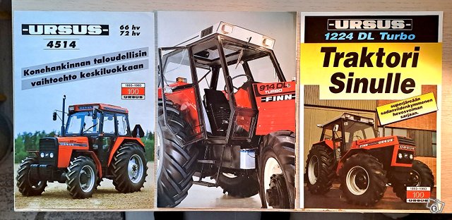 Ursus traktorien käyttöohje ja huoltokirjoja 11