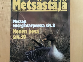 Metsstj lehti 3/1983, Lehdet, Kirjat ja lehdet, Helsinki, Tori.fi