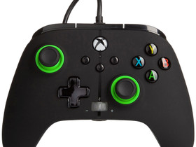 PowerA Xbox Enwired ohjain (musta), Pelikonsolit ja pelaaminen, Viihde-elektroniikka, Espoo, Tori.fi