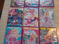 Setti barbie dvd:t
