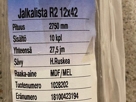 Maler jalkalista tuote 1028202, Ikkunat, ovet ja lattiat, Rakennustarvikkeet ja tykalut, Tuusula, Tori.fi