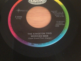The Kingston Trio 7" Worried man, Musiikki CD, DVD ja nitteet, Musiikki ja soittimet, Rovaniemi, Tori.fi