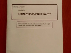 Kerilykirjojen hinnasto, Muu kerily, Kerily, Kannus, Tori.fi