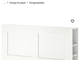 Valkoinen Brimns sngynpty 140 cm, Sngyt ja makuuhuone, Sisustus ja huonekalut, Pori, Tori.fi