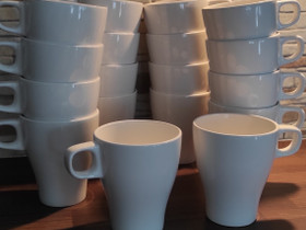 Ikea kahvikupit (18kpl), Kahvikupit, mukit ja lasit, Keittitarvikkeet ja astiat, Akaa, Tori.fi