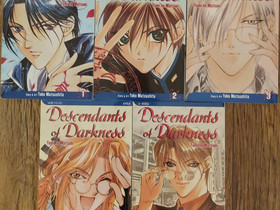 Descendants of Darkness / Yami no Matsuei manga osat 1-5 settin, Sarjakuvat, Kirjat ja lehdet, Vaasa, Tori.fi