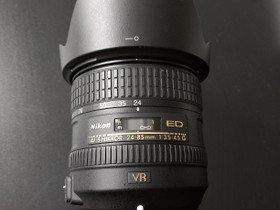 Nikon AF-S Nikkor 24-85mm f3.5-4.5 ED VR, Objektiivit, Kamerat ja valokuvaus, Lappeenranta, Tori.fi