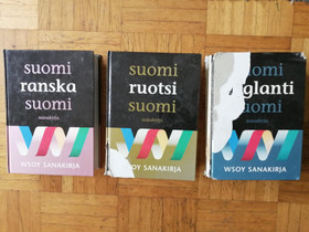 Wsoy sanakirjat 3 kpl, Oppikirjat, Kirjat ja lehdet, Kouvola, Tori.fi