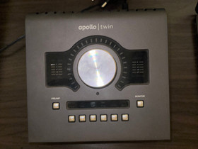Universal Audio Apollo Twin Thunderbolt nikortti, Muu musiikki ja soittimet, Musiikki ja soittimet, Salo, Tori.fi