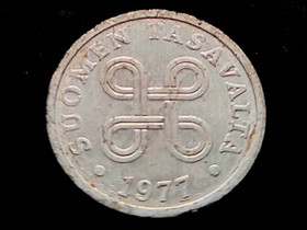 5 penni v.1977, Rahat ja mitalit, Kerily, Sastamala, Tori.fi