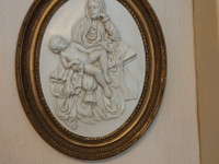 Taulu Jeesus ja Maria. Painava. 40x50cm