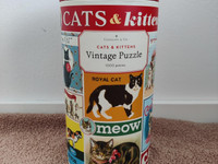 Cats & kittens vintage palapeli 1000