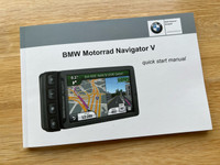 BMW navigaattori V aloitusopas