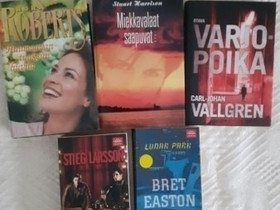 Larsson, Easton Ellis, Jarrison, Roberts, Vallgren, Kaunokirjallisuus, Kirjat ja lehdet, Rauma, Tori.fi