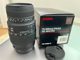 Sigma 70-300mm Canon, Objektiivit, Kamerat ja valokuvaus, Varkaus, Tori.fi